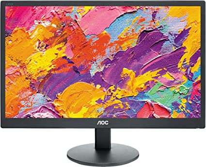 AOC - E970Swn, 18.5-Inch (46.99 cm) Led Backlit Computer Monitor with 1366 X 768 Pixels Resolution (Black)