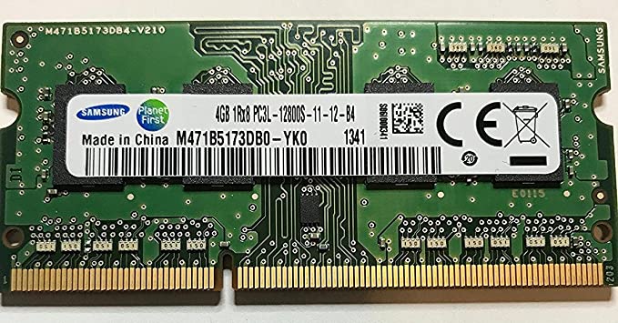 Samsung ram memory 4GB (1 x 4GB) DDR3 PC3L-12800